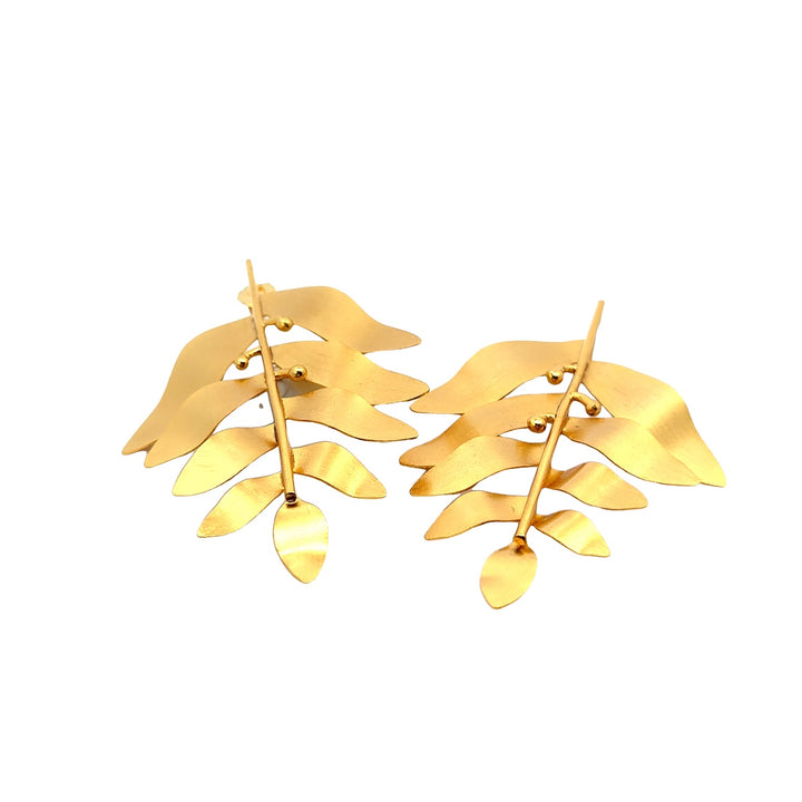 Maxi Leaf Earrings