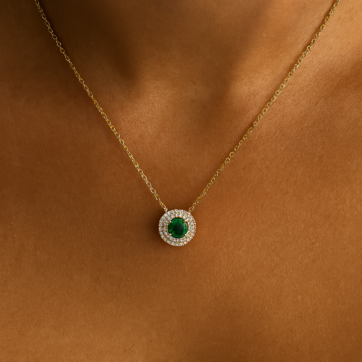 Double Halo Necklace