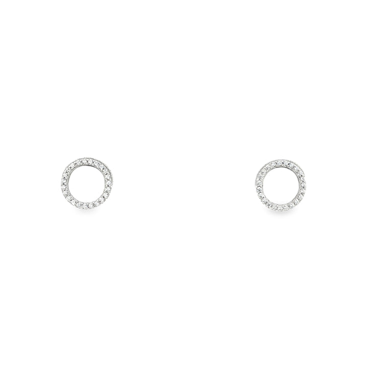 Infinity Silver Earrings