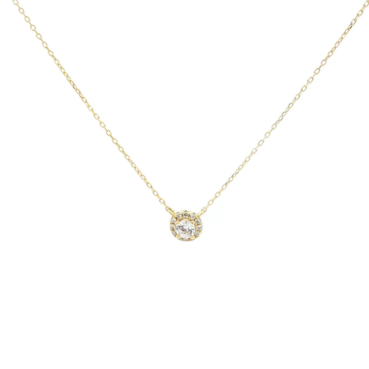Silver Halo Necklace