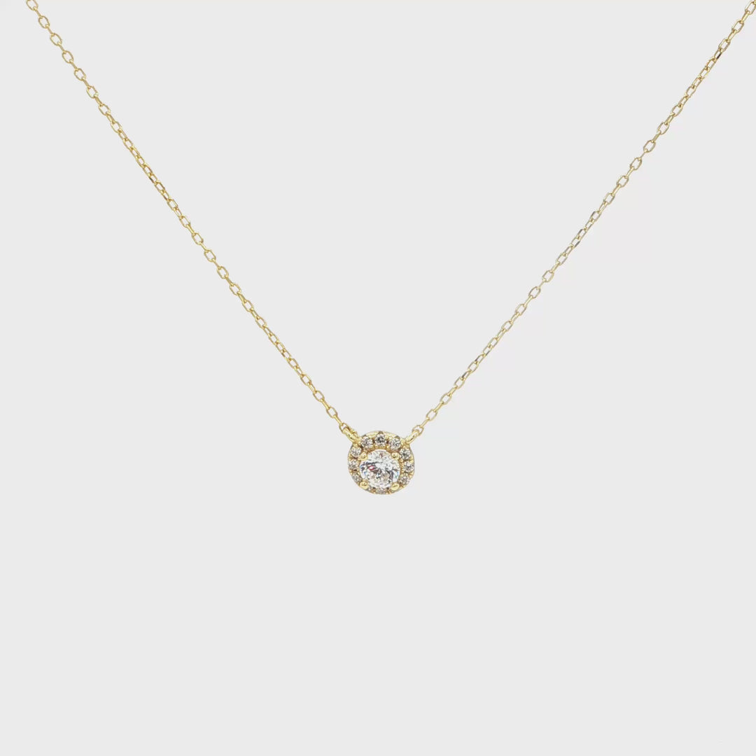 Silver Halo Necklace