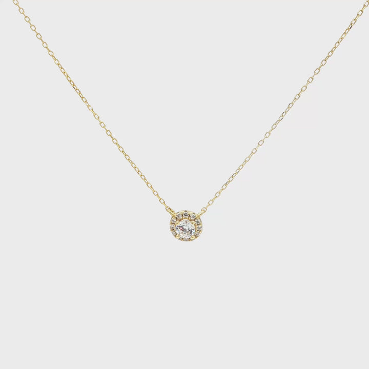 Silver Halo Necklace