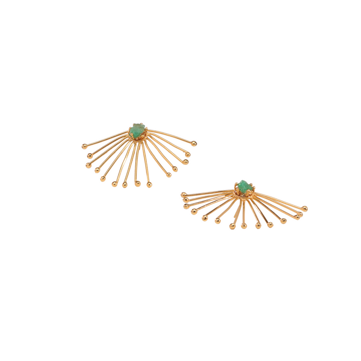 Half Dandelion Earrings